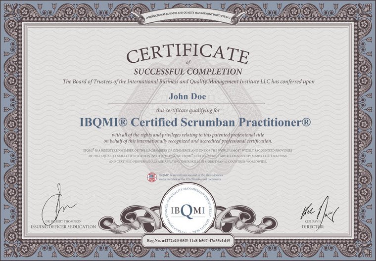 CERTIFIED SCRUMBAN PRACTITIONER<sup>®</sup>